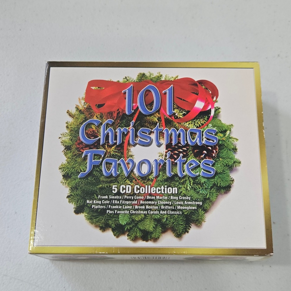 101 Christmas Favorites 5 CD Collection Box Set Holiday Classics Various Artists